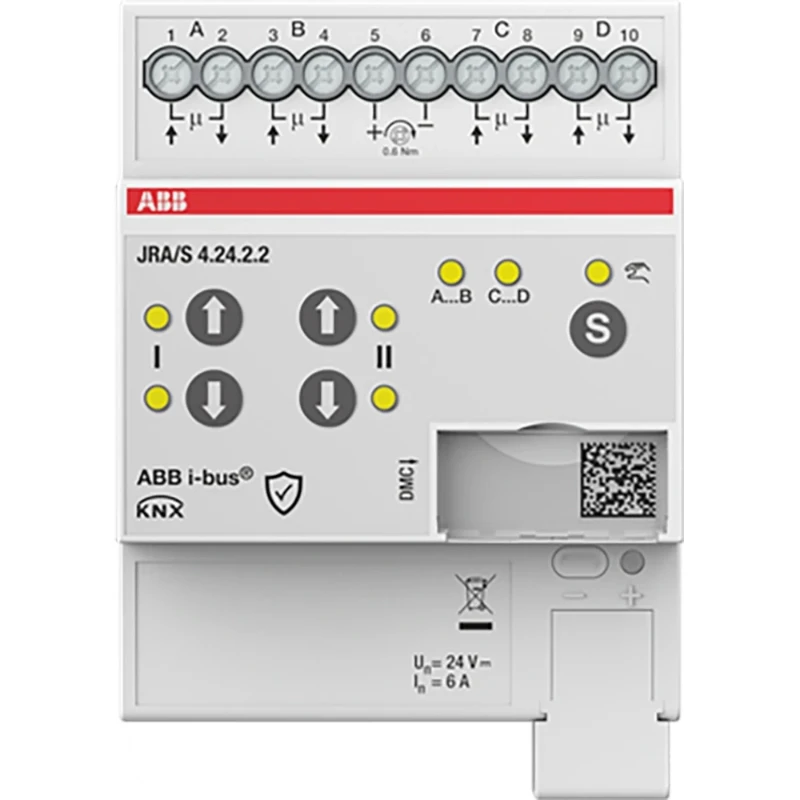 ABB Busch-Jaeger Jaloezie- en rolluikactuator 4-f 24V DC Man Op handmatige bediening