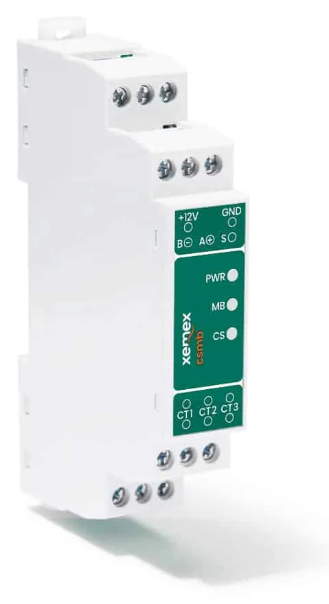 Xemex Accessoire, CSMB Module, Current Sense naar Modbus, 1-f en 3-f, inclusief 80 A meetspoelen
