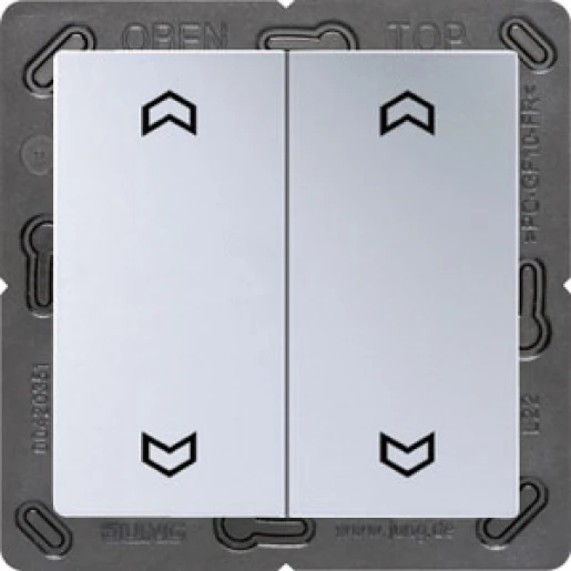 Jung A range enOcean Wandzender A500 + symbolen 4-kanalen Aluminium ENOA595MPAL
