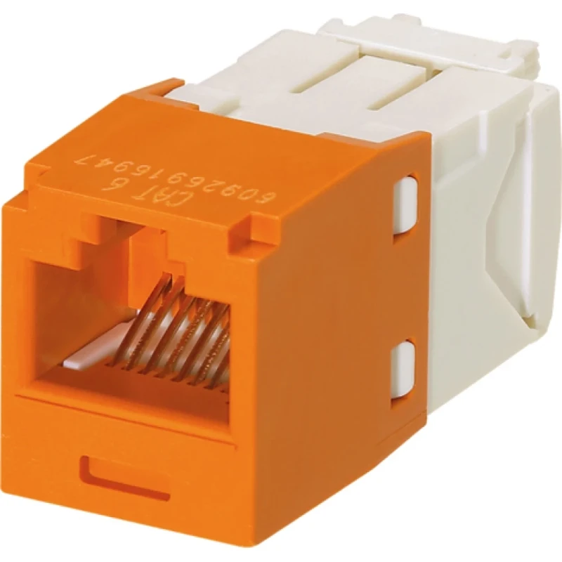 Panduit minijack tx-6+tg oranje