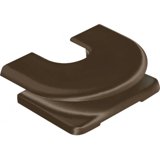Jung NaV invoerstuk kabel en minikanaal bruin RAL 8022 11BR