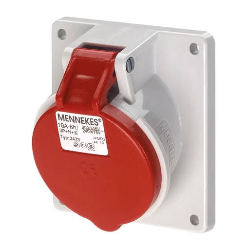 Mennekes Inb. WCD 16A 5P 6H 400V IP44 TwinCONTACT