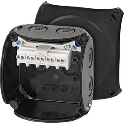 Hensel Kabeldoos IP66/67/69 BM1 0,75-4 mm² 5 polig Invoer M20 Zwart