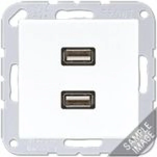 Jung AS range afdekking a(s)500 2x usb MAA1153