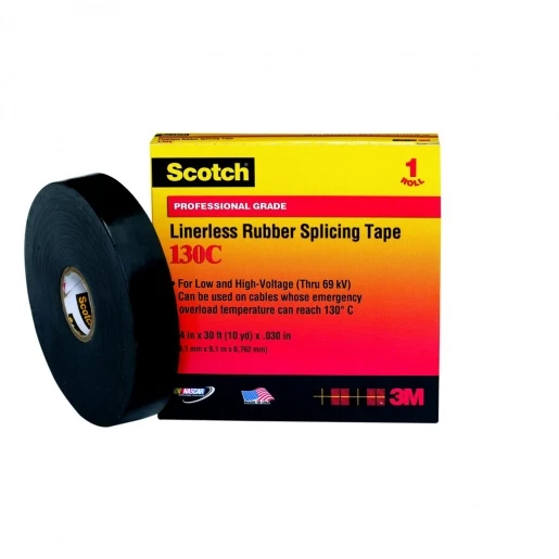 3M epr rubber zelffuserend tape 130c zwart 25mmx9,1m