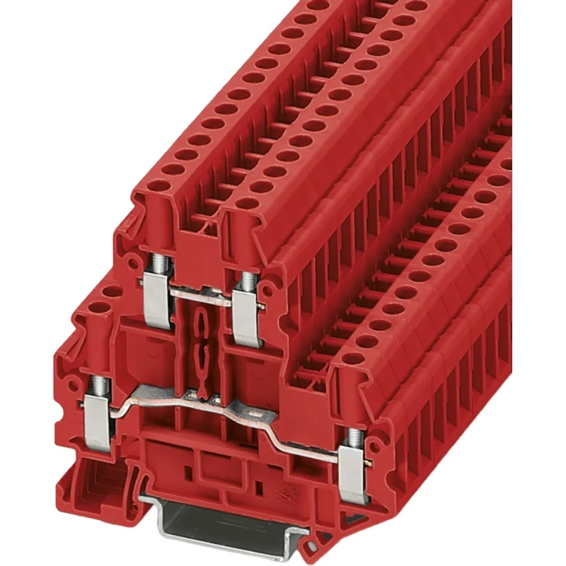 Phoenix Contact UTTB Verbindingsrijgklem 0,14-6mm² eendr. 0,14-1,5mm² meerdr. Rood
