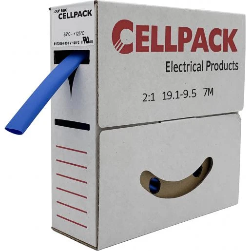Cellpack Krimpkous/afrolbox dunw.krimpverh.2 : 1-sb/19.1-9.5/blauw/7m