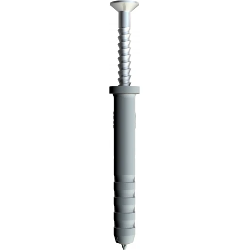OBO Slagplug 6x40mm PA lichtgrijs