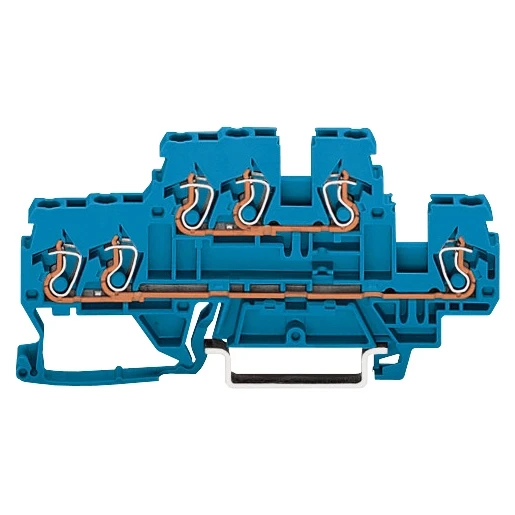 Wago Serie 870 Verbindingsrijgklem 0,08-2,5mm² eendr. 0,08-2,5mm² meerdr. Blauw
