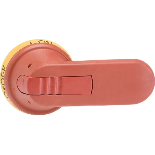 ABB PISTOL GREEP VOOR OT315-OT GEEL-ROOD DIAM.12 L.95 IP 65 VERGRENDELB