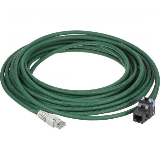 Schneider Electric Actassi Transitiekabel S-One U / UTP Cat6 RJ45 8(8) 10M groen VDICP1601001