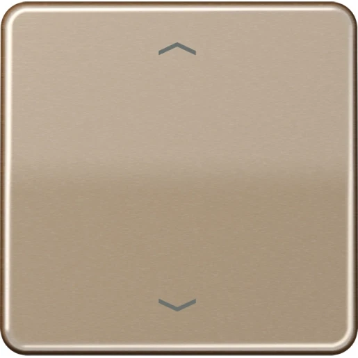 Jung CD range Afdekking CD500 standaard voor 1730JE enkelvoudig Mat brons CD1700PGB