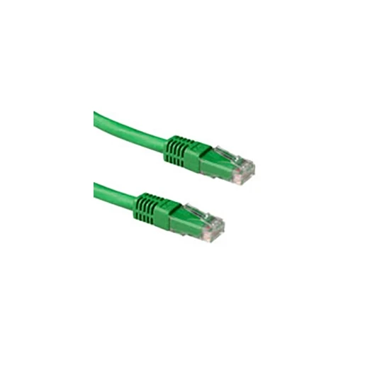 ACT LSZH patchkabel U / UTP Cat6A (IEC) RJ45 8(8) 1M groen IB1401