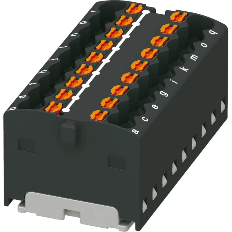 Phoenix Contact PTFIX Verbindingsrijgklem 0,14-1,5mm² eendr. 0,14-1,5mm² meerdr. Zwart