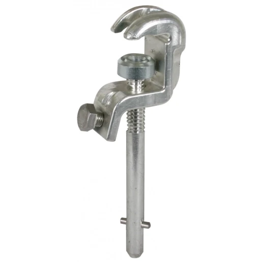 Dehn Universal clamp d 20/25mm t 15mm rd/fl 20mm t pin shaft (long)