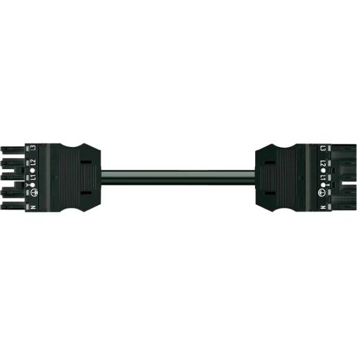 Wago SERIE 771 Patchkabel gebouwinstallatie 5p Contrastekker (female) Stekker 7000mm