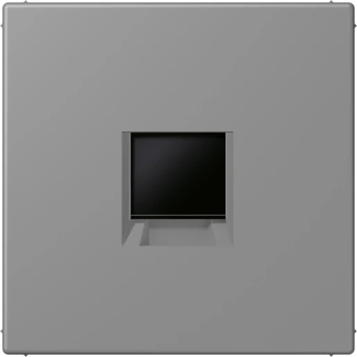 Jung LS range Afdekking centraalplaat AMP Radiall LC32011 Modular-Jack 1 connector Zonder label LC1969-1WE203