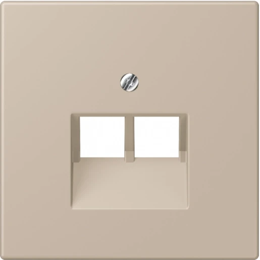 Jung LS range Afdekking centraalplaat LC32142 UAE/IAE 2 connectoren Zonder label LC969-2UA243