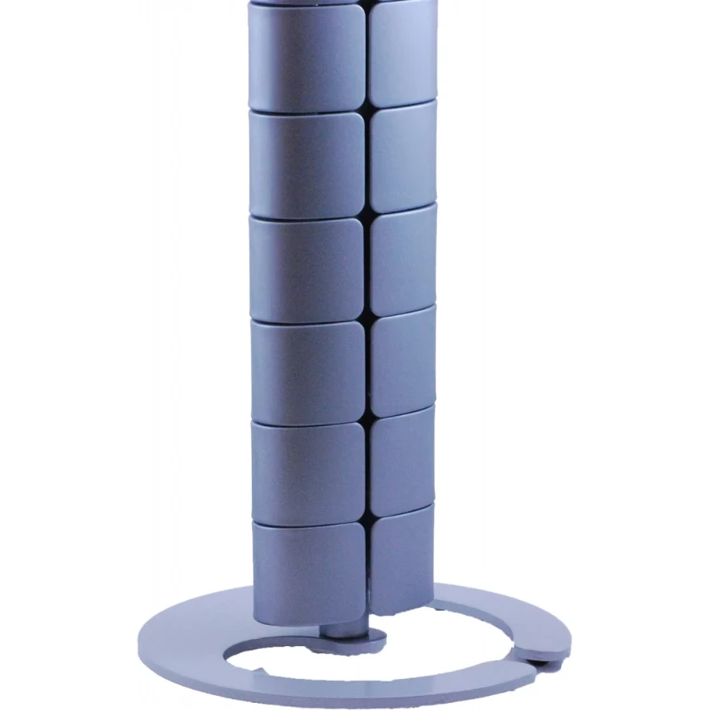 OCS Premium set kabelgeleiding + verzwaarde voet en plafondadapter 70x34x3000mm kunststof wit RAL 9003 13.50.025