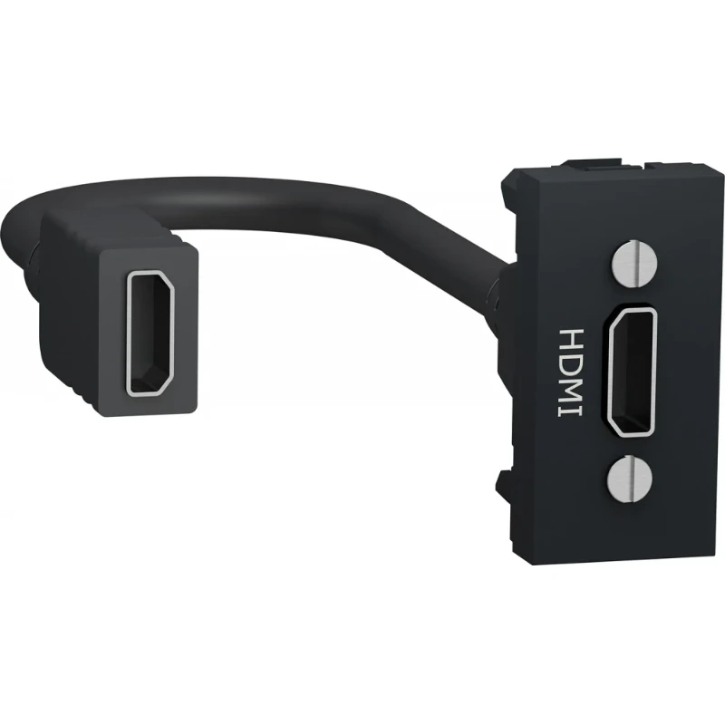 Merten UNICA FRAME HDMI ANTRACIET