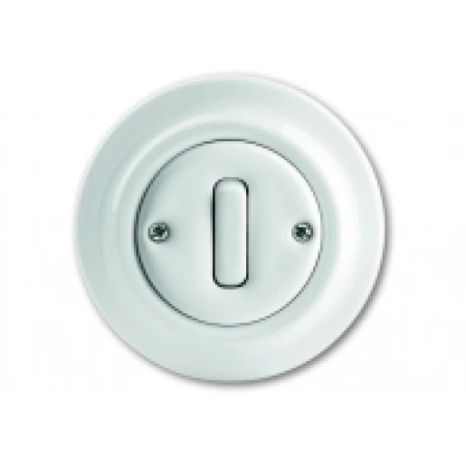 ABB Busch-Jaeger Decento Pulsdrukker inbouw Drukknop Glanzend wit RAL 9016 2CKA001413A1088