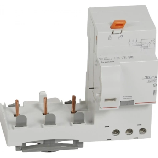 Legrand DX3 AARDLEKBLOK 3P 63A TYPE HPI 300MA