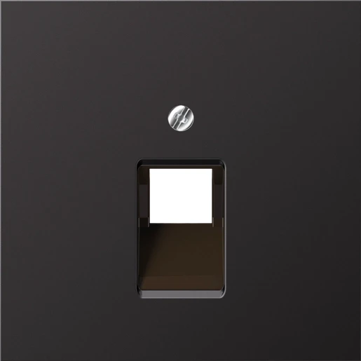 Jung LS range Centraalplaat- (onderdeel) afdekking UAE/IAE 1 connector MetaalZonder label aluminium AL2969-1UAD