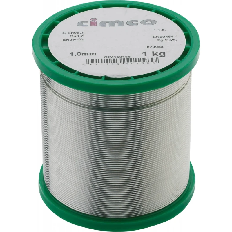 Cimco Soldeertin loodvrij 250g 2mm 150174