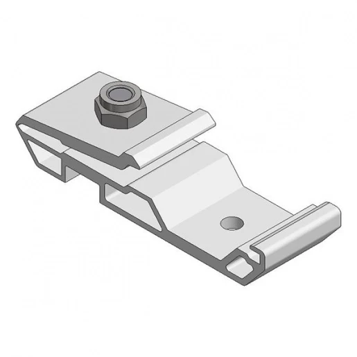 Van der Valk montageklem 30mm Aluminium met RVS tapbout CT