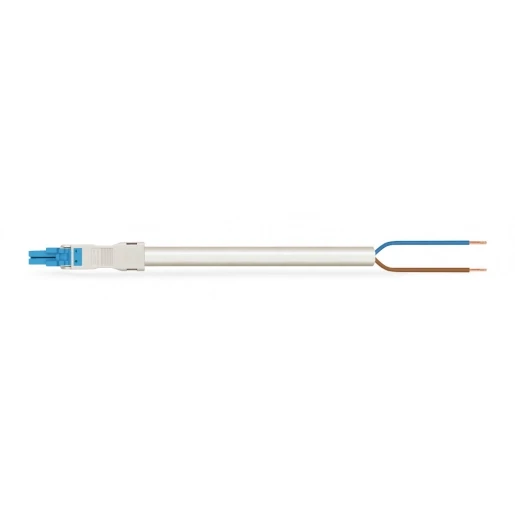 Wago Serie 891 Patchkabel gebouwinstallatie 2p Contrastekker (female) Vrij kabeluiteinde 1000mm