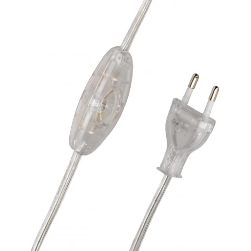 Bailey CORD WITH EUROPEAN PLUG & SWITCH TRANSPARENT 120/80CM