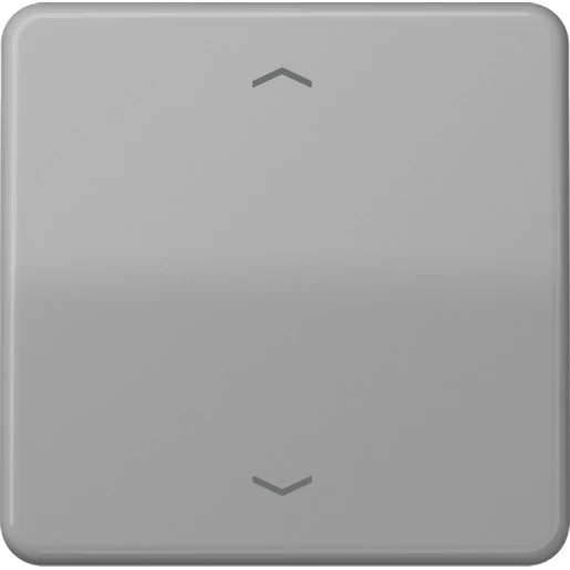 Jung CD range Afdekking CD500 standaard voor 1730JE enkelvoudig Glanzend grijs RAL 7038 CD1700PGR