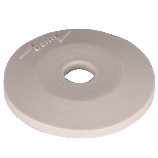Dehn Cover disc plastic,grey h 5mm d 37mm for conductor and rod holders