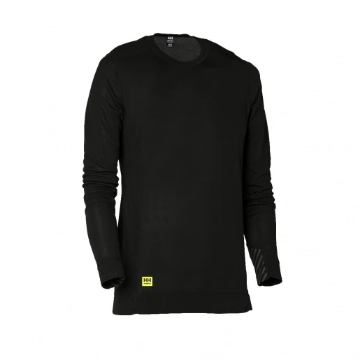 Bizline Lifa Ondershirt ronde hals zwart Maat m Unisex BIZ 731822