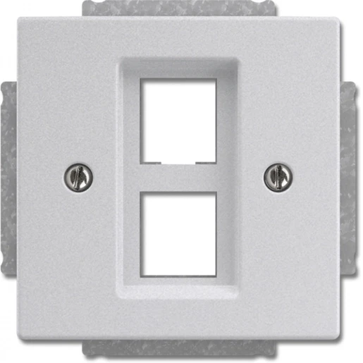 ABB Busch-Jaeger Future Centraalplaat Basiselement met centrale afdekplaat 2 connectoren Zonder label aluminium 2CKA001753A0393