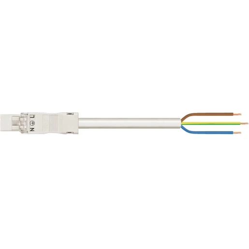 Wago SERIE 891 Patchkabel gebouwinstallatie 3p Stekker Vrij kabeluiteinde 4000mm