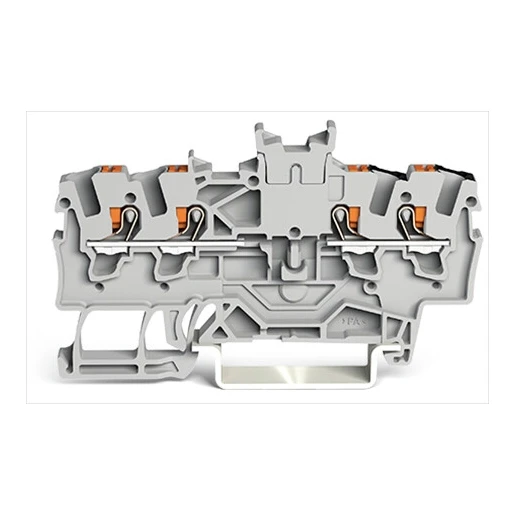 Wago SERIES 2201 Verbindingsrijgklem 0,5-2,5mm² eendr. 0,25-1,5mm² meerdr. Grijs
