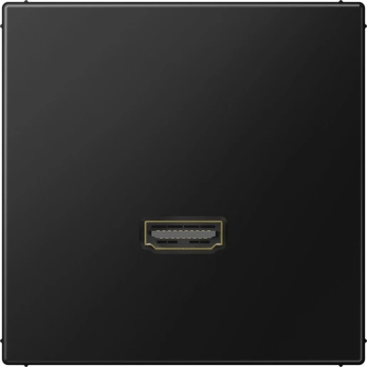Jung LS range afdekking ls990 matzwart 1x hdmi MALS1112SWM
