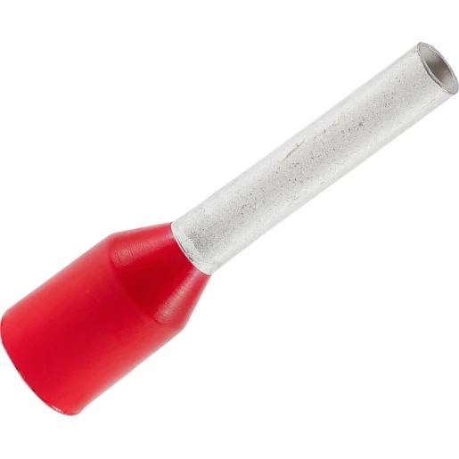 Klemko Geïsoleerde Adereindhuls 1,00qmm Rood penlengte = 8mm - 100st DIN