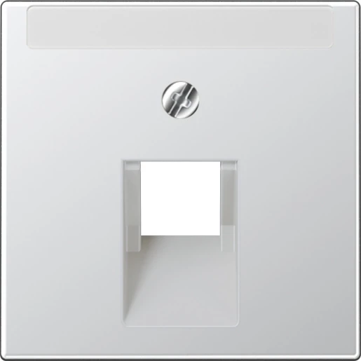 Jung A range afdekking centraalplaat a(s)500 a(s)500 UAE/IAE 1 connector Met label aluminium A569-1NAPLUAAL