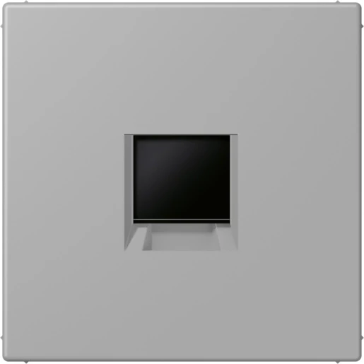 Jung LS range Afdekking centraalplaat AMP Radiall LC32012 Modular-Jack 1 connector Zonder label LC1969-1WE204