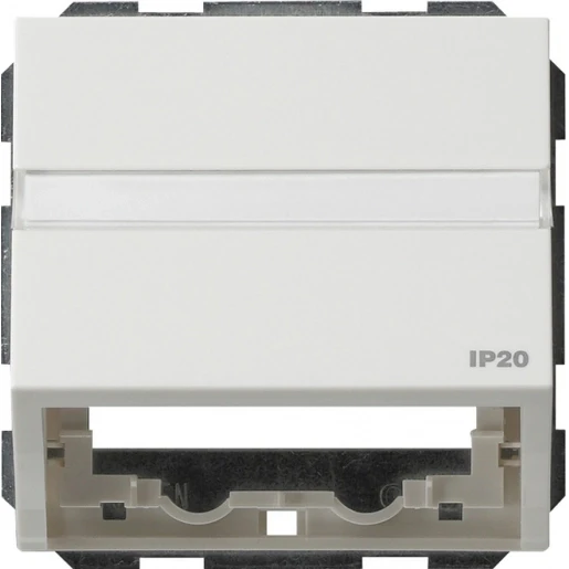 Gira TX_44 datakap draagring + tk Voor dataansluitkast Bedieningselement Met label wit 087066