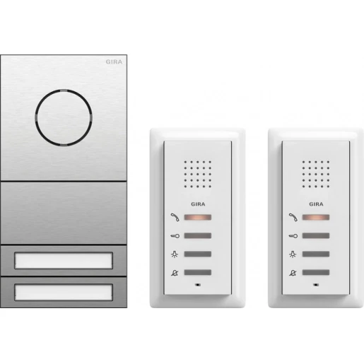 Gira System 106 Deurintercom-set 2 binnenposten 2407000