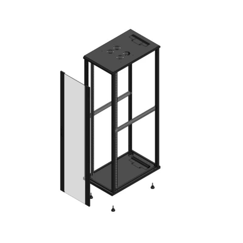 Gigamedia Vloer patchkast AV enkel VER SP EX 19" 47HE 600x1000mm Zwart GGM 7047610PVSSPEX