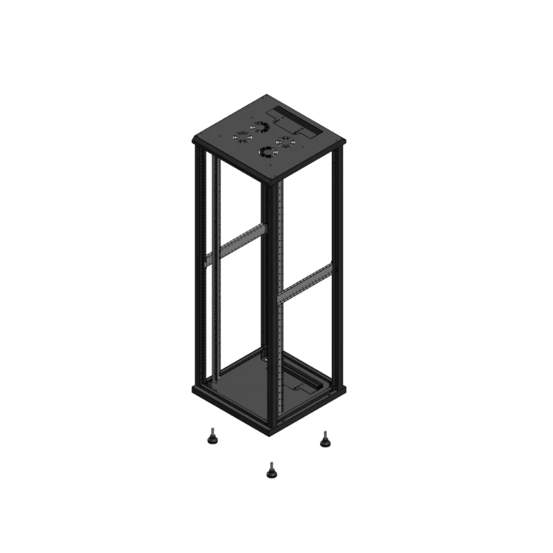 Gigamedia Vloer patchkast SP SP EX 19" 36HE 600x600mm Zwart GGM 703666SPSPEX
