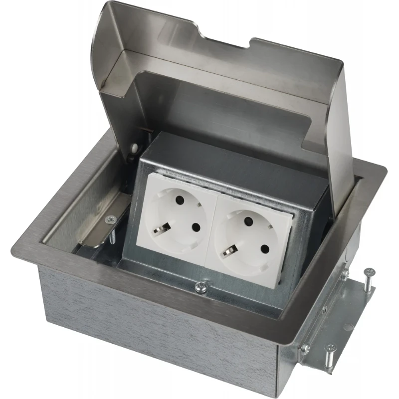 OCS Servicebox 3.0 2x 230V RA 0,5m H05VV-F 2,5mm2 Winsta RVS dks