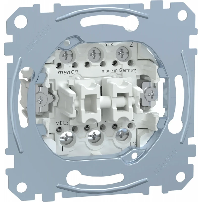 Merten Drukcontact 2x wisselschakelaar opbouw serie drukcontact Wip Mat MEG3059-0000
