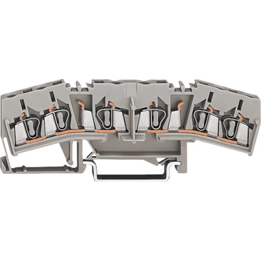 Wago Serie 280 Verbindingsrijgklem 0,08-2,5mm² eendr. 0,08-2,5mm² meerdr. Grijs