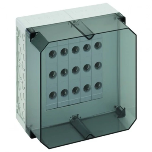 Spelsberg AKi Railkast zekeringenbehuizing Schroefzekering 1x63A 300x300x210mm 76720501