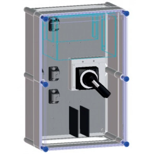 Eaton SCHAKELKAST VOORBEREID VOOR 1 NZM3 MCCB 3P